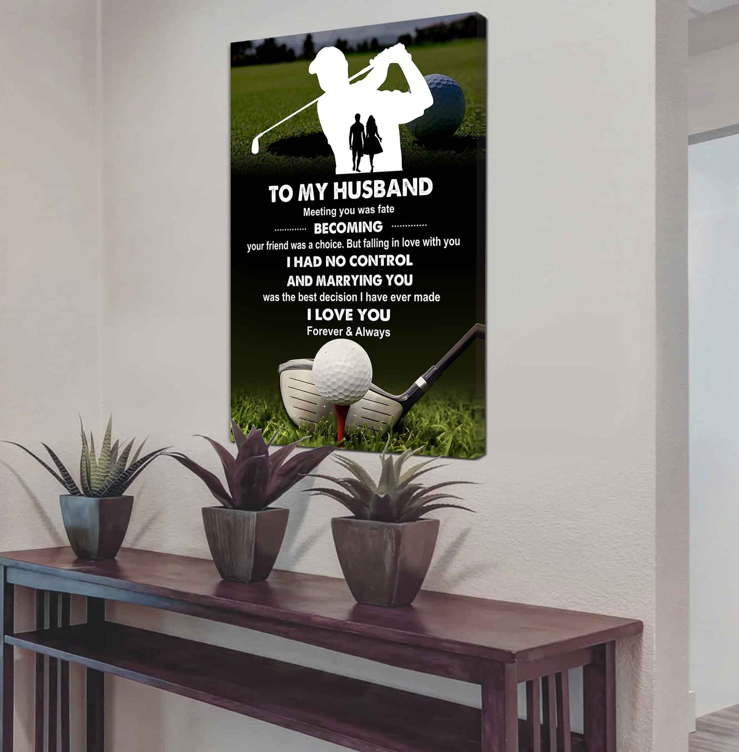 Sport Poster Canvas To My Husband Meeting You Was Fate Becoming Your Friend Gift For Your Husband