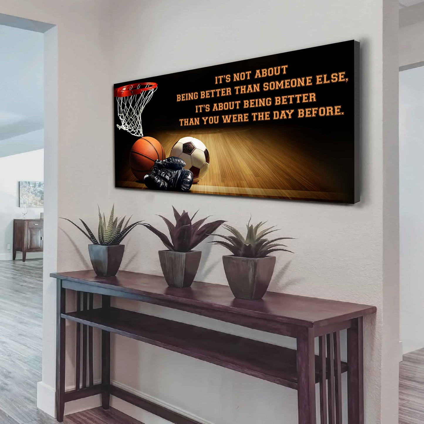 Customizable basketbal, baseball, football, soccer poster, canvas