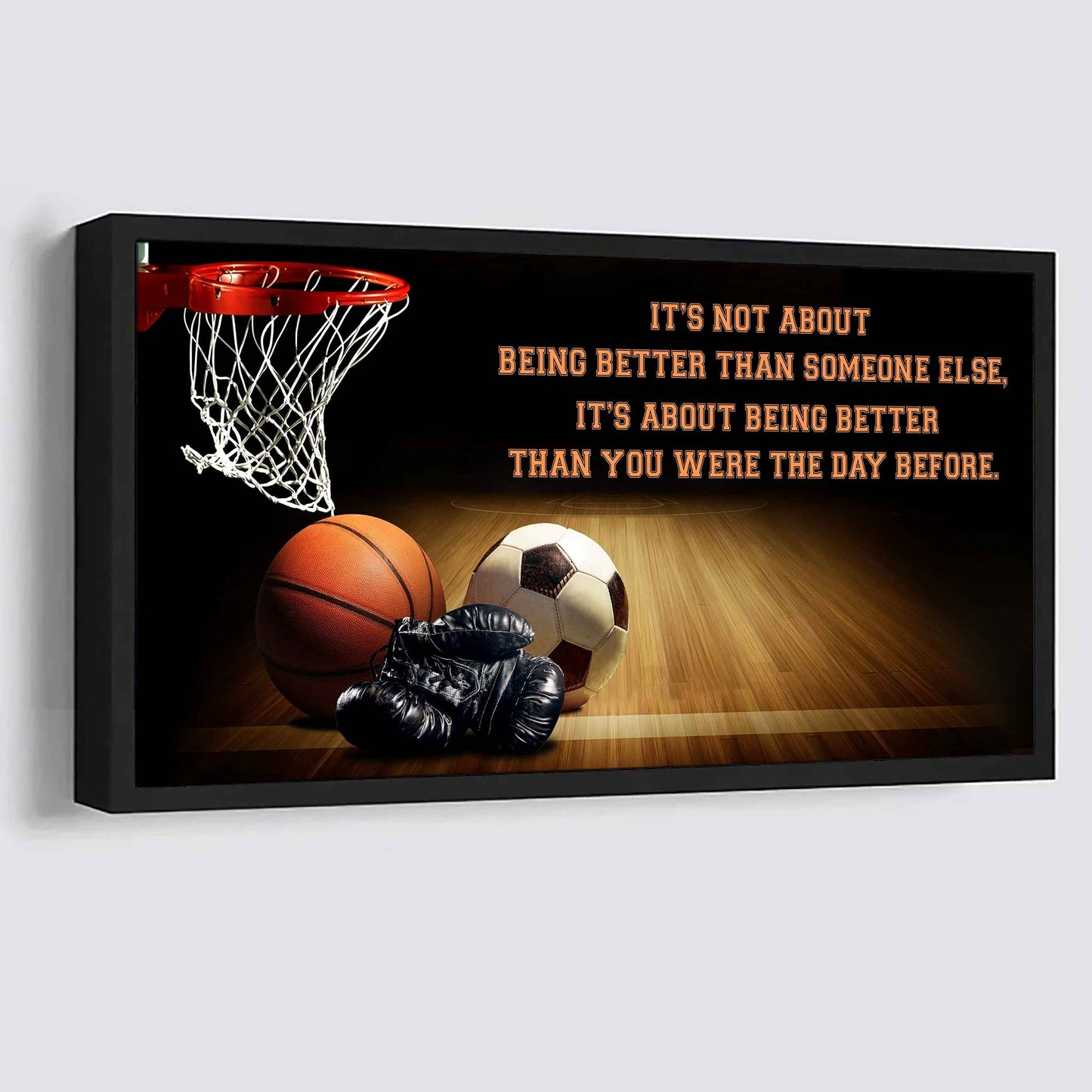 Customizable basketbal, baseball, football, soccer poster, canvas