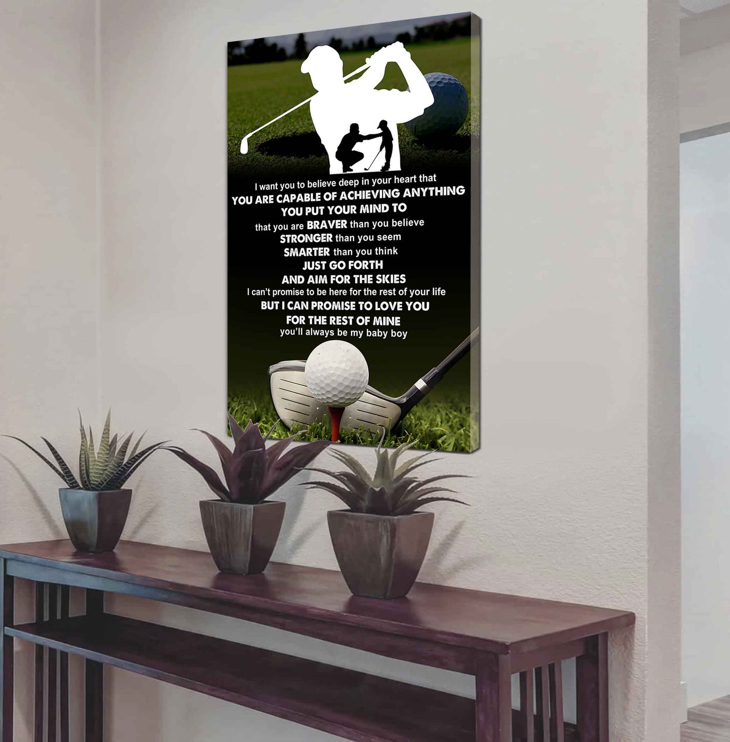 Poster Canvas To My Son You Put Your Mind To That You Are Braver Gift From Dad