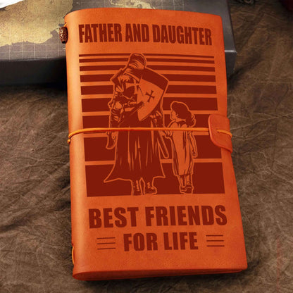 Family Customizable vintage journal notebook, Father And Son Best Friend For Life Vintagegift For Father Day
