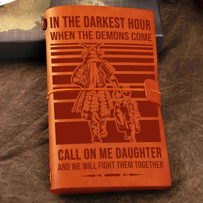 To My Daughter Journal Call On Me Daughter From Dad Gift For Your Daughter
