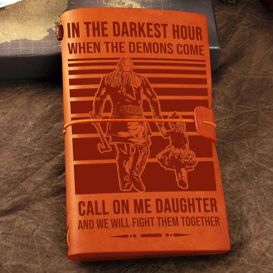 To My Daughter Journal Call On Me Daughter From Dad Gift For Your Daughter