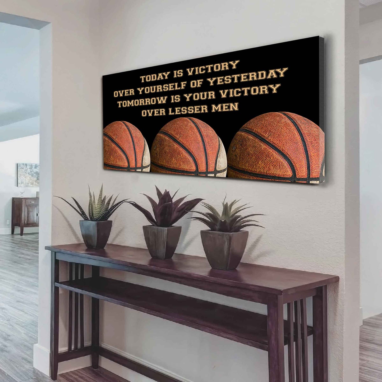 Soccer Poster Canvas - Today Is Victory Over Yourself Over Yourself Of Yesterday Tomorrow Is Your Victory Over Lesser Men