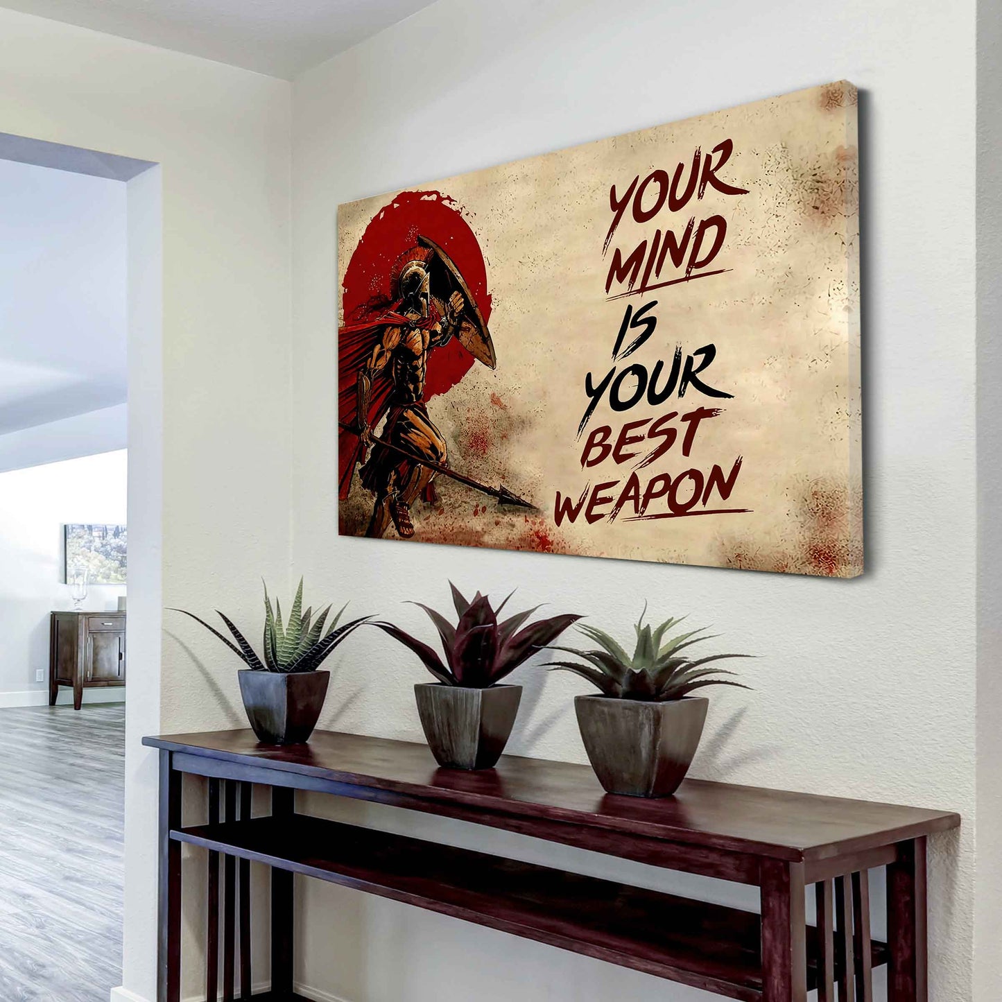 Samurai Poster Canvas Your Mind Is Your Best Weapon Best Gift