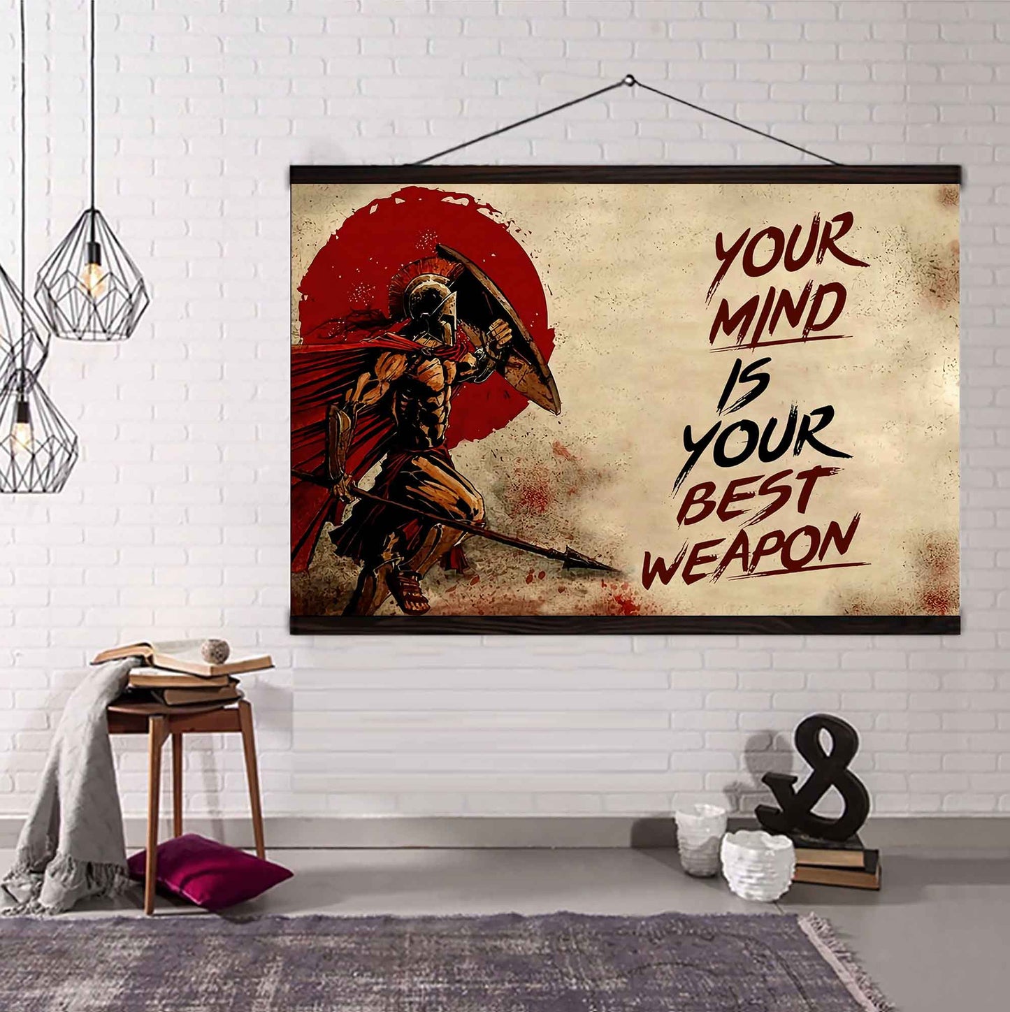Samurai Poster Canvas Your Mind Is Your Best Weapon Best Gift