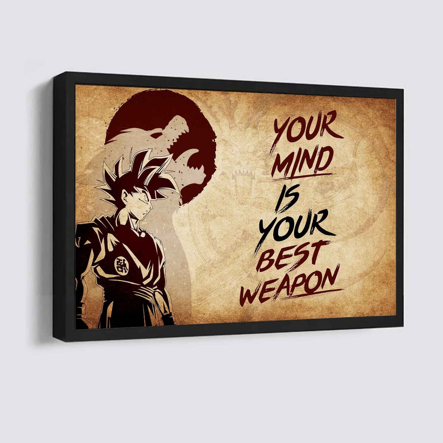 Samurai Poster Canvas Your Mind Is Your Best Weapon Best Gift