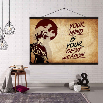 Samurai Poster Canvas Your Mind Is Your Best Weapon Best Gift