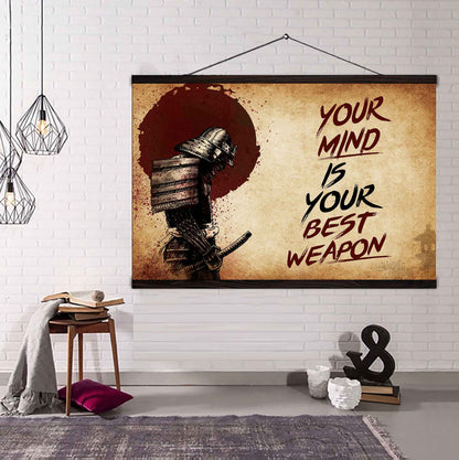DRB Poster Canvas Your Mind Is Your Best Weapon Best Gift
