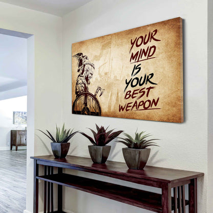Samurai Poster Canvas Your Mind Is Your Best Weapon Best Gift