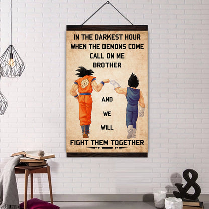 New canvas Call on me brother gift for your friend your brothers