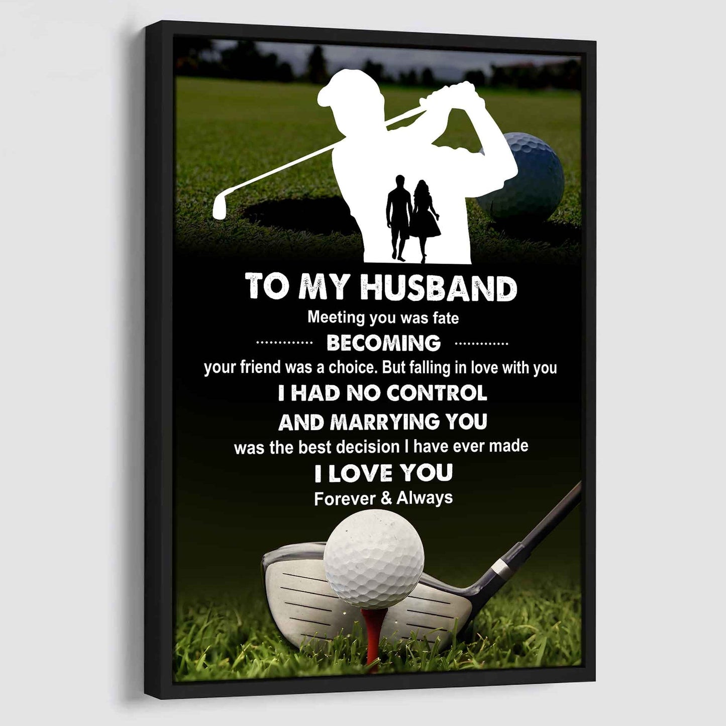 Sport Poster Canvas To My Husband Meeting You Was Fate Becoming Your Friend Gift For Your Husband
