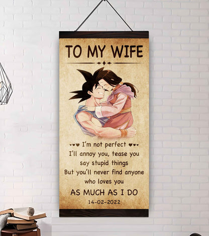 Family Poster Canvas You Are Braver Than You Believe - I Am Not Perfect