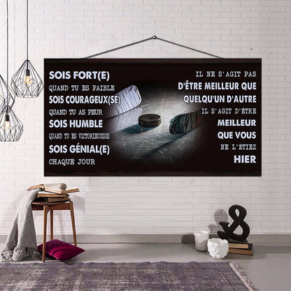 Basket-ball Il ne s'agit pas d'être meilleur que quelqu'un d'autre, il s'agit d'être meilleur que vous ne l'étiez hier.