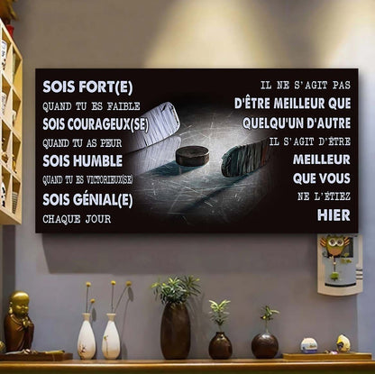 Basket-ball Il ne s'agit pas d'être meilleur que quelqu'un d'autre, il s'agit d'être meilleur que vous ne l'étiez hier.