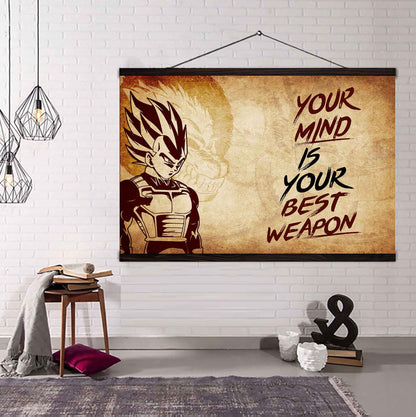 Samurai Poster Canvas Your Mind Is Your Best Weapon Best Gift