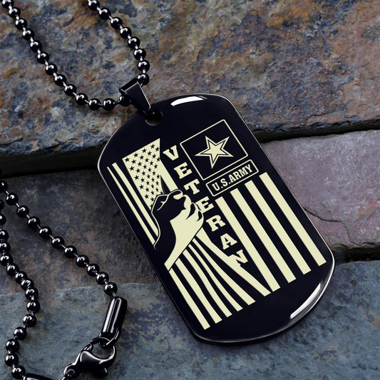 Veteran One Side Dog Tag Gift For Your Vetaran Your Brother Memorial Day