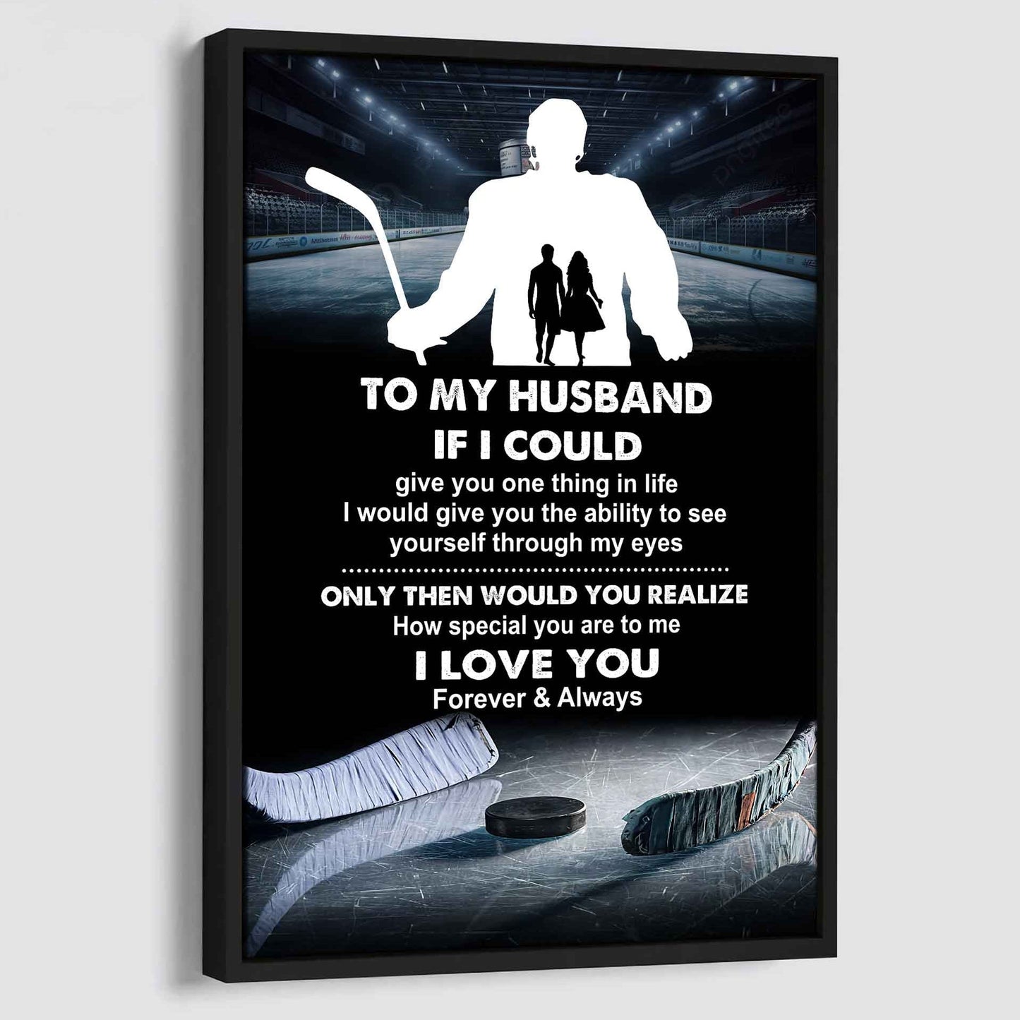 Sport Poster Canvas To My Husband If I Could Give You One Thing In Life I Love You Gift For Your Husband