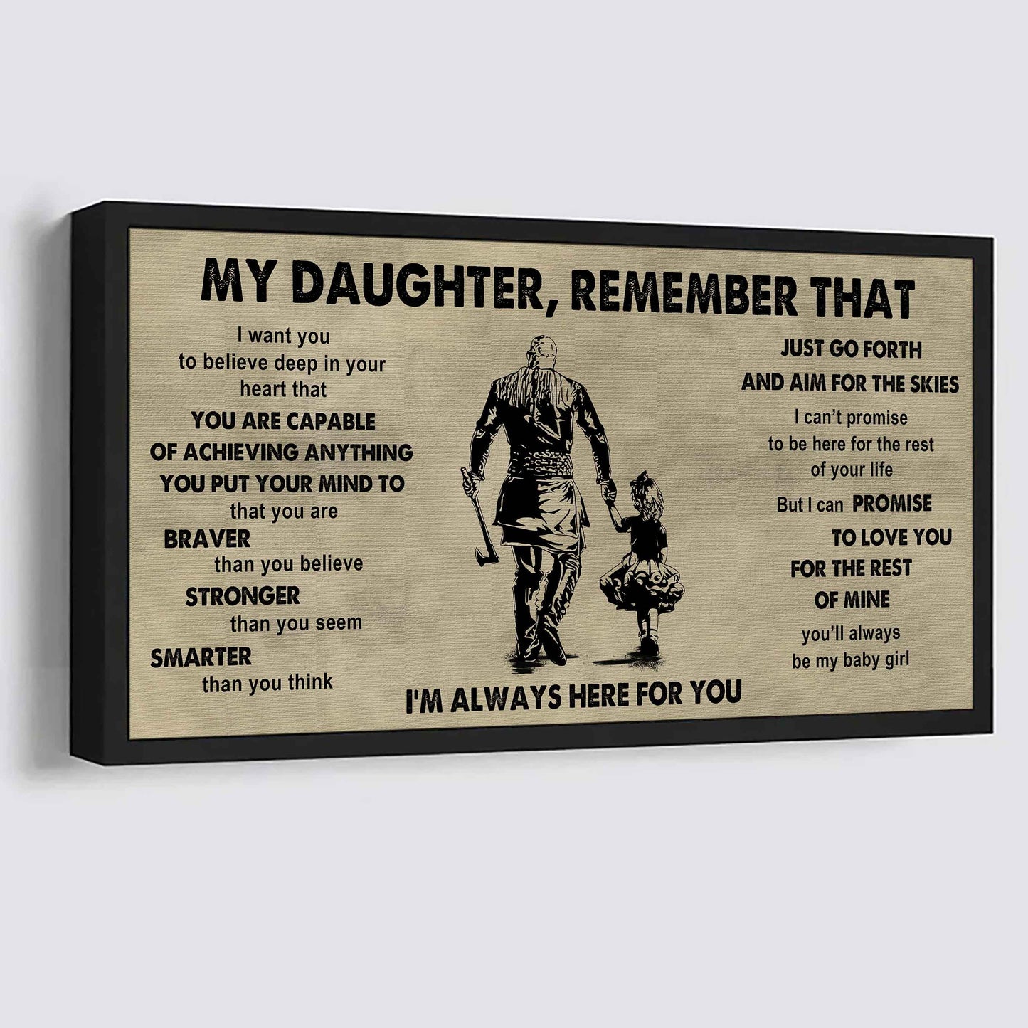 Soldier To My Daughter Remember That Just Go Forth And Aim For The Skies I'm Always Here For You