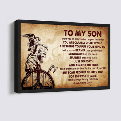 Samurai Poster Canvas Just Go Forth And Aim For The Skies From Dad To Son Gift For Your Son
