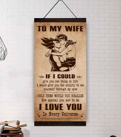 Family Poster Canvas To My Wife If I Could Give You One Thing In Life - How Special You Are To Me Gift For Your Wife