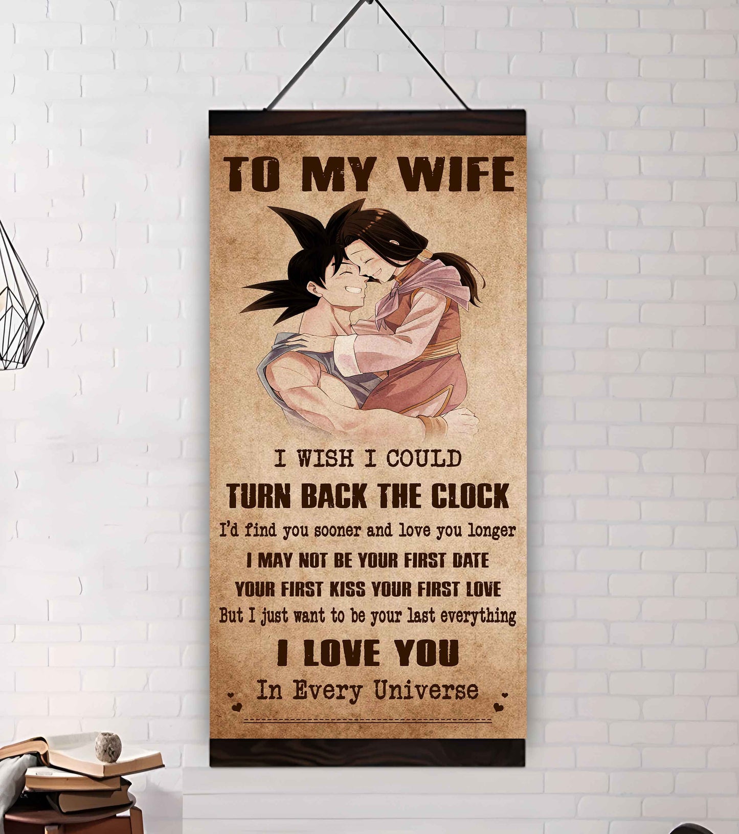 Samurai Poster Canvas To My Wife I Wish I Could Turn Back The Clock - I Love You Forever And Always Gift For Your Wife