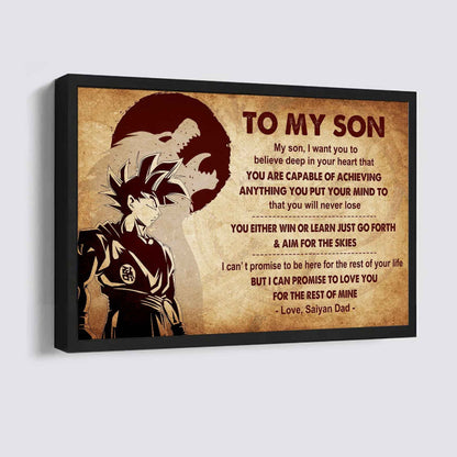 New Version Warrior Poster Canvas You Will Never Lose You Either Win Or Learn From Dad To Son