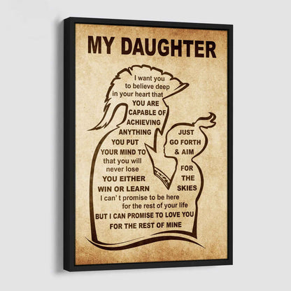 Personalized Family Poster Canvas You Will Never Lose You Either Win Or Learn To My Son Gift From Dad Gift For Your Son