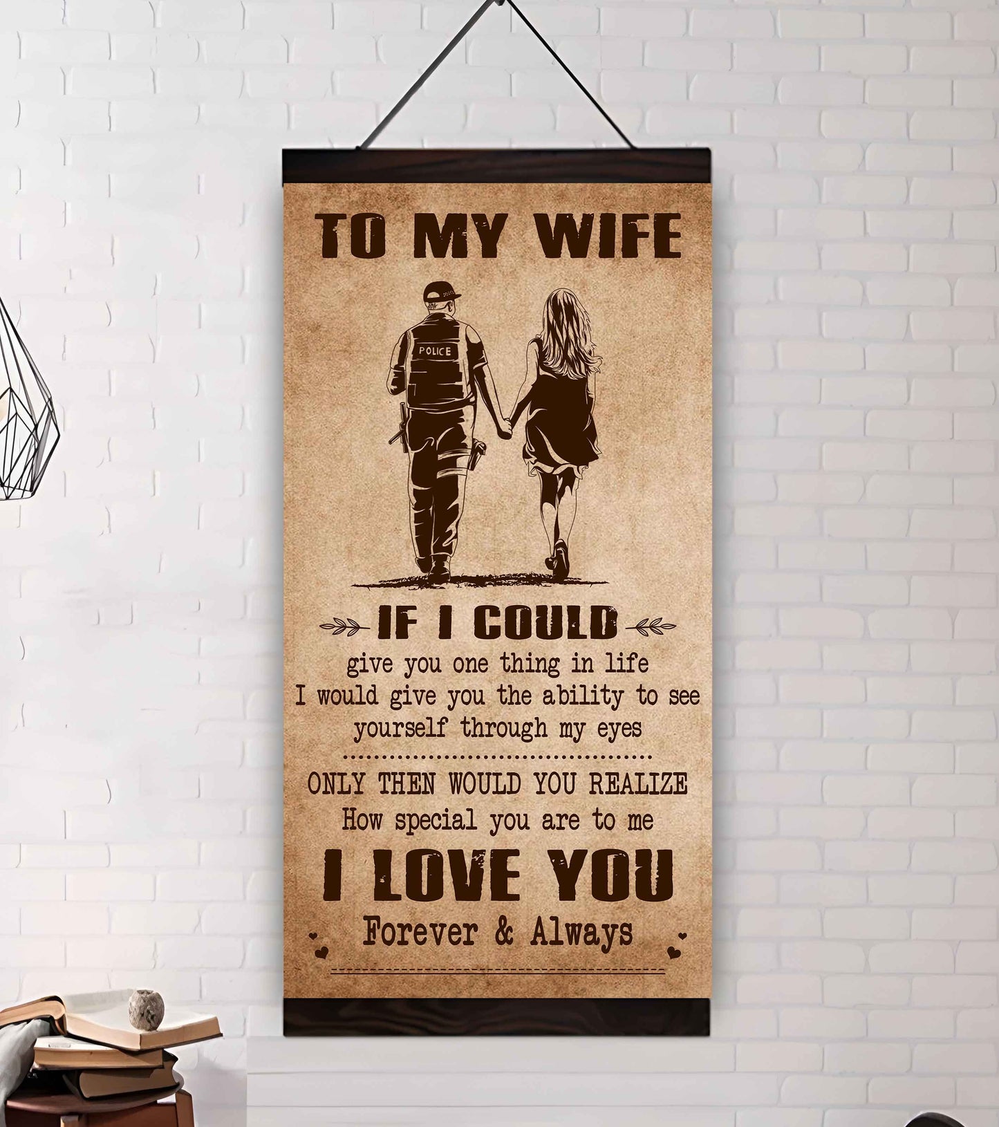 Family Poster Canvas To My Wife If I Could Give You One Thing In Life - How Special You Are To Me Gift For Your Wife