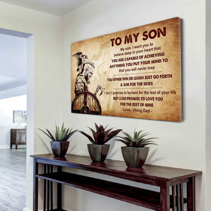 Samurai Poster Canvas You Will Never Lose You Either Win Or Learn From Dad To Son