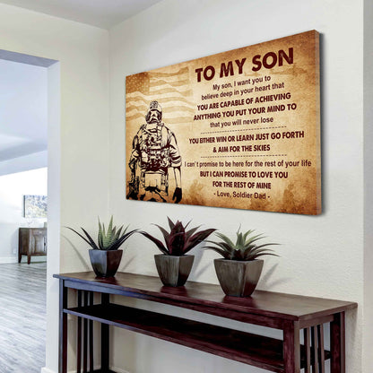 Samurai Poster Canvas You Will Never Lose You Either Win Or Learn From Dad To Son