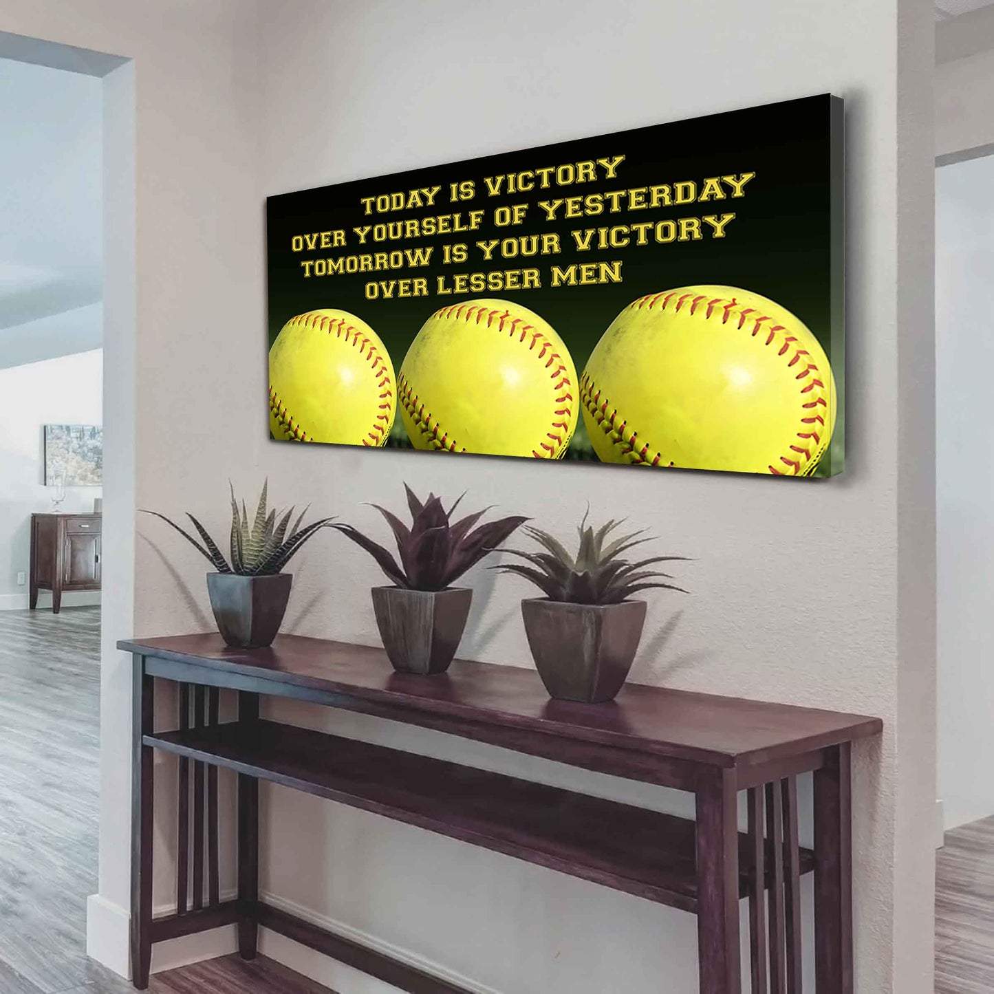 Basketball Poster Canvas - Today Is Victory Over Yourself Over Yourself Of Yesterday Tomorrow Is Your Victory Over Lesser Men