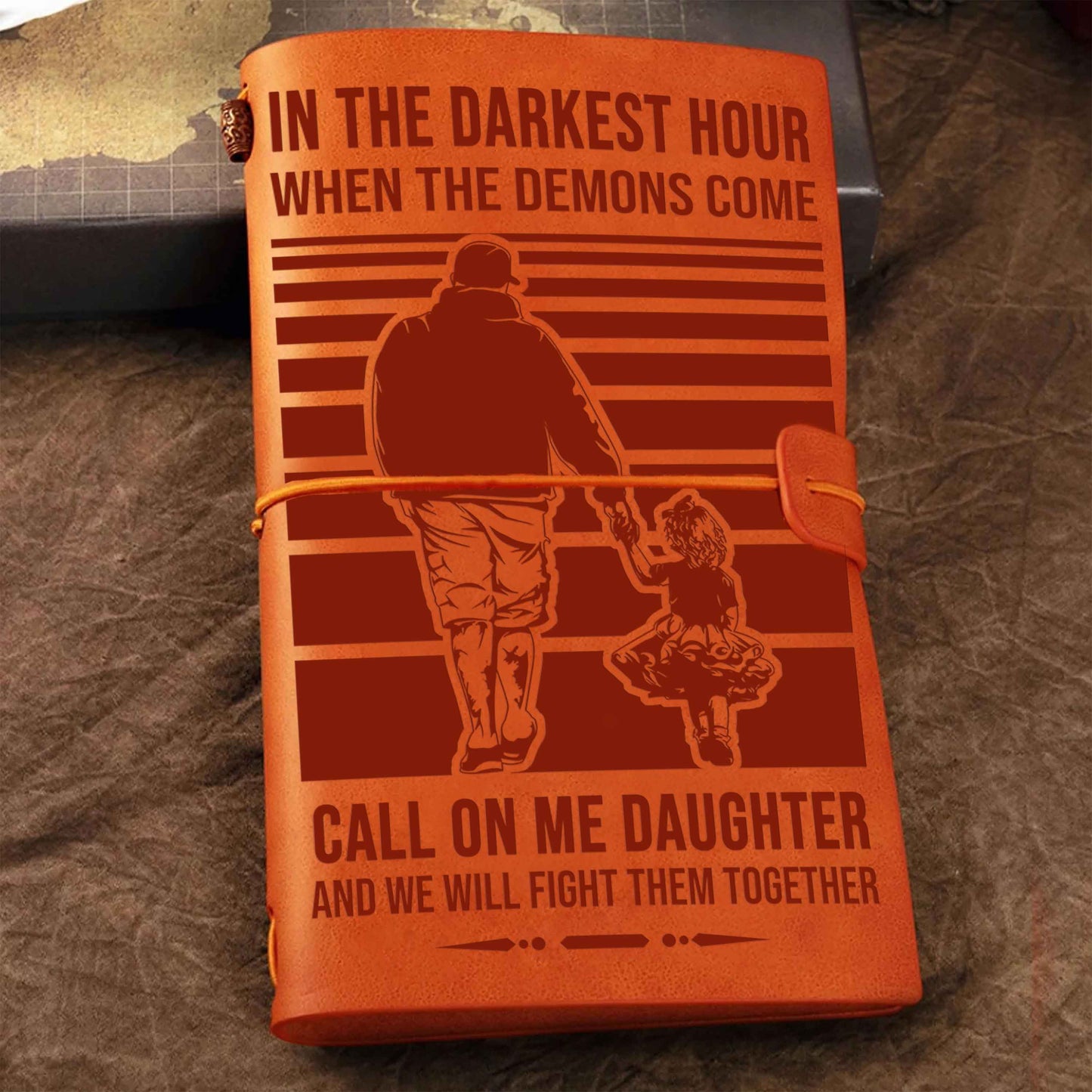 To My Daughter Journal Call On Me Daughter From Dad Gift For Your Daughter