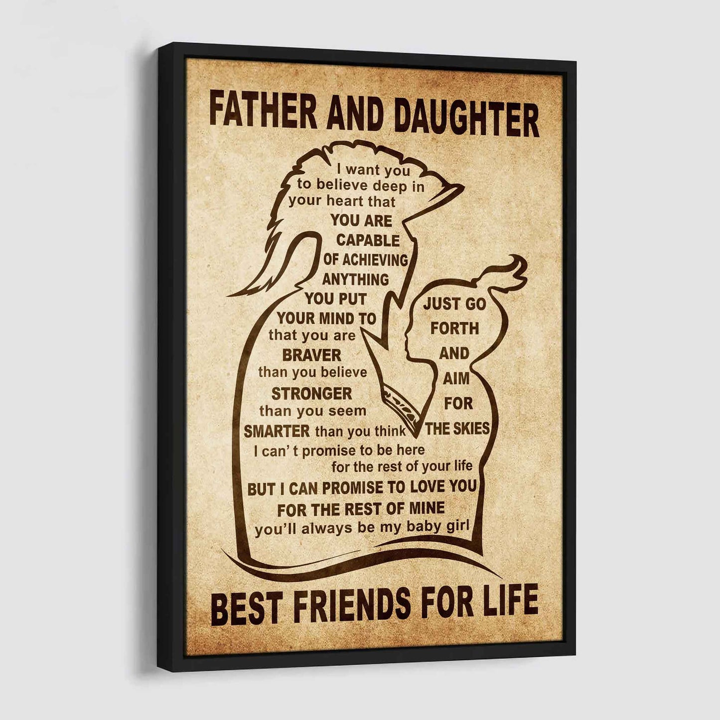 Personalized Family Poster Canvas That You Are Braver Than You Believe To My Son Gift From Dad Gift For Your Son