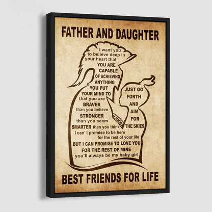 Personalized Family Poster Canvas That You Are Braver Than You Believe To My Son Gift From Dad Gift For Your Son