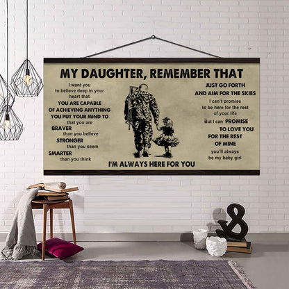 Soldier To My Daughter Remember That Just Go Forth And Aim For The Skies I'm Always Here For You