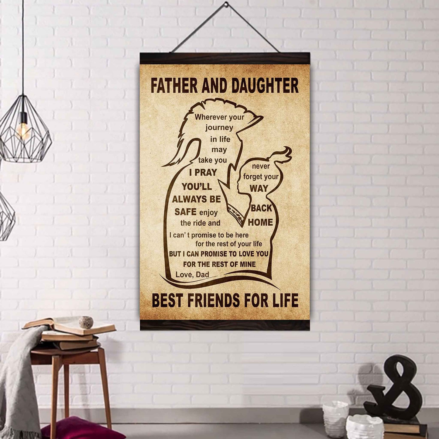 Personalized Family Poster Canvas Never Forget Your Way Back Home To My Son Gift From Dad Gift For Your Son