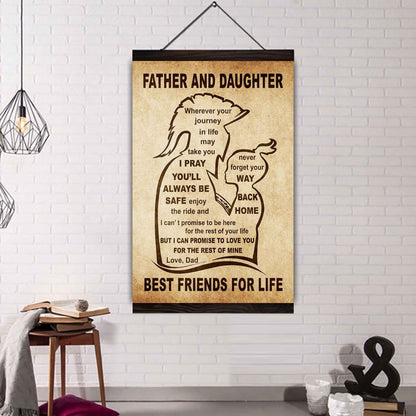 Personalized Family Poster Canvas Never Forget Your Way Back Home To My Son Gift From Dad Gift For Your Son