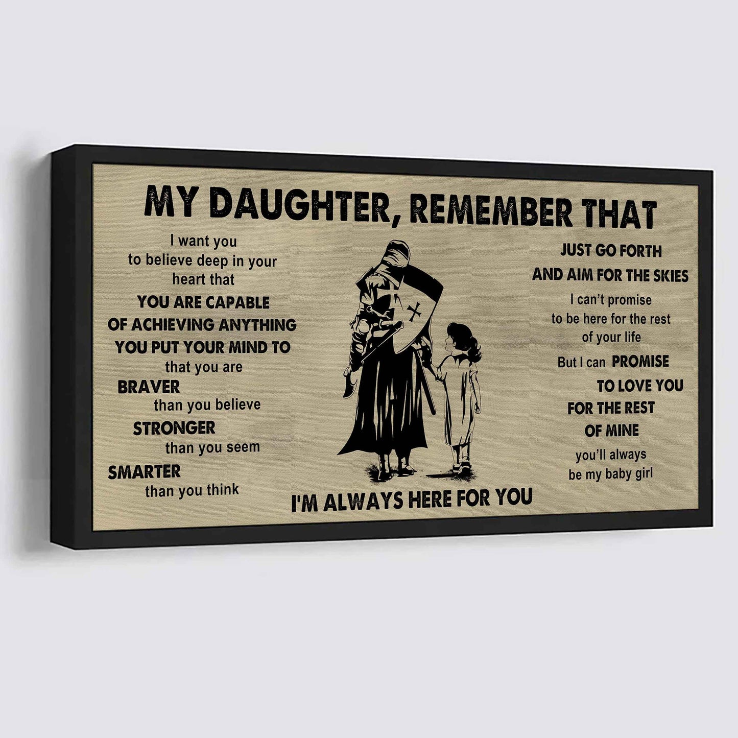 Soldier To My Daughter Remember That Just Go Forth And Aim For The Skies I'm Always Here For You