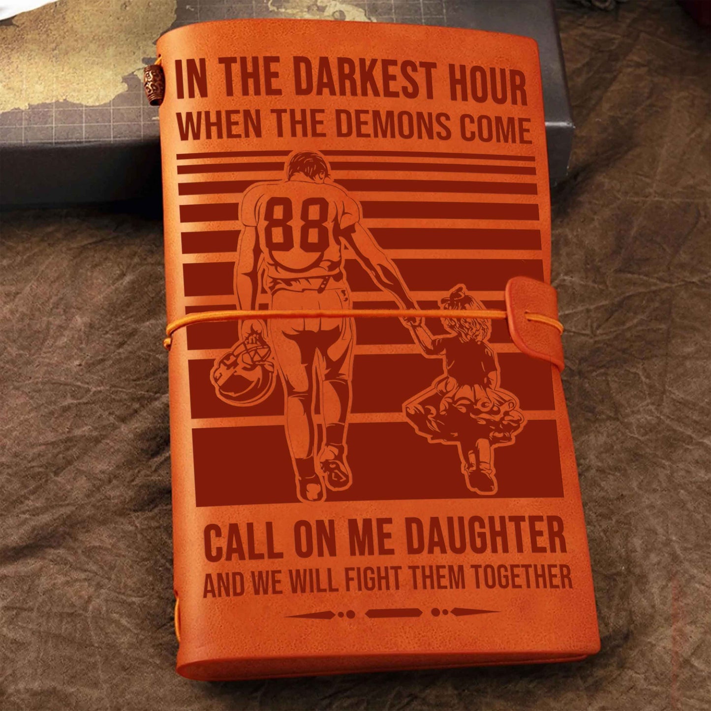 To My Daughter Journal Call On Me Daughter From Dad Gift For Your Daughter