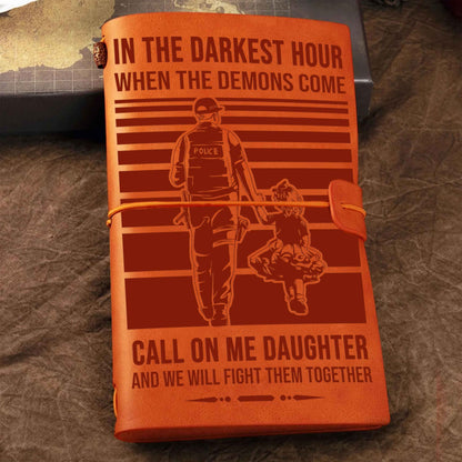 To My Daughter Journal Call On Me Daughter From Dad Gift For Your Daughter