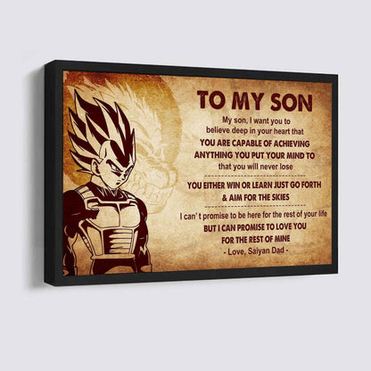New Version Warrior Poster Canvas You Will Never Lose You Either Win Or Learn From Dad To Son